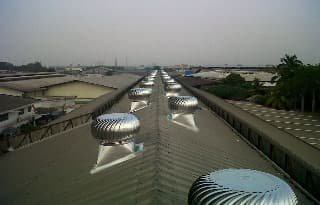 Pemasangan Turboair Turbine Ventilator proyek 49